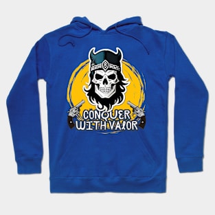 Cool Viking Skeleton Hoodie